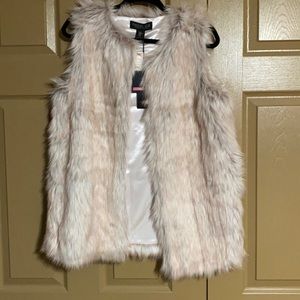 Faux fur vest